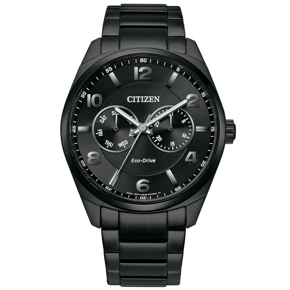 Citizen Eco-Drive Classic Black Ion-Plated Stainless Steel Watch