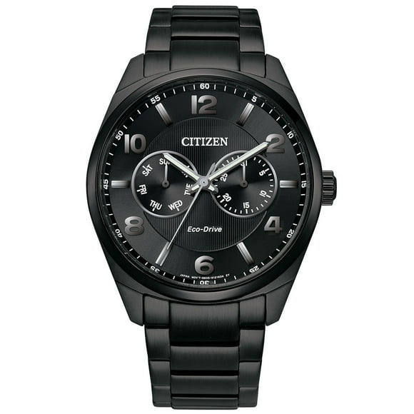 Citizen Eco-Drive Classic Black Ion-Plated Stainless Steel Watch