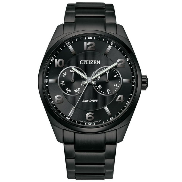 Citizen Eco-Drive Classic Black Ion-Plated Stainless Steel Watch