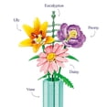 thumbnail image 4 of Brickcraft Bricktanicals Blush & Blooms Flower Bouquet Building Kit, 4 of 6