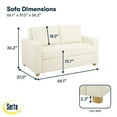 thumbnail image 6 of Serta Tennyson Full Size Convertible Sofa, 6 of 14