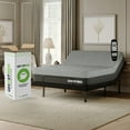thumbnail image 1 of GhostBed DuoCoil 13" Medium Plush Hybrid Mattress and Adjustable Base Set, 1 of 8