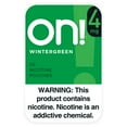 thumbnail image 1 of on! Wintergreen 4 mg Nicotine Pouches, 20 ct., 5 pk., 1 of 1