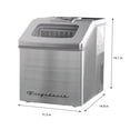 thumbnail image 4 of Frigidaire Ice Maker, Countertop Stainless Steel Ice Maker with Transparent Window, Clear Ice Cube Maker with 40 lbs. Capacity, Ice Maker Machine, 4 of 12