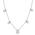 thumbnail image 2 of 1.45 CT. T.W. Diamond Floral Station Necklace in 14K Gold, 2 of 7