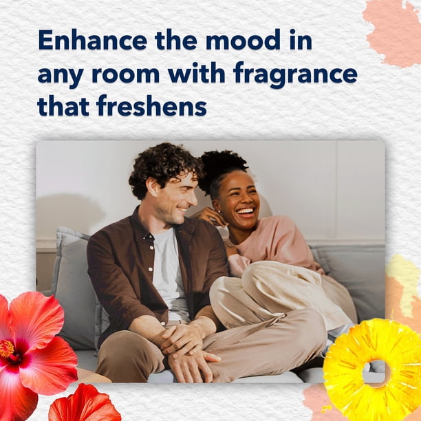 Glade PlugIns Scented Oil, Hawaiian Breeze, 1 Warmer + 9 Refills