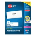 thumbnail image 1 of Avery Easy Peel White Address Labels w/ Sure Feed Technology, Laser Printers, 1.33 x 4, White, 1 of 9