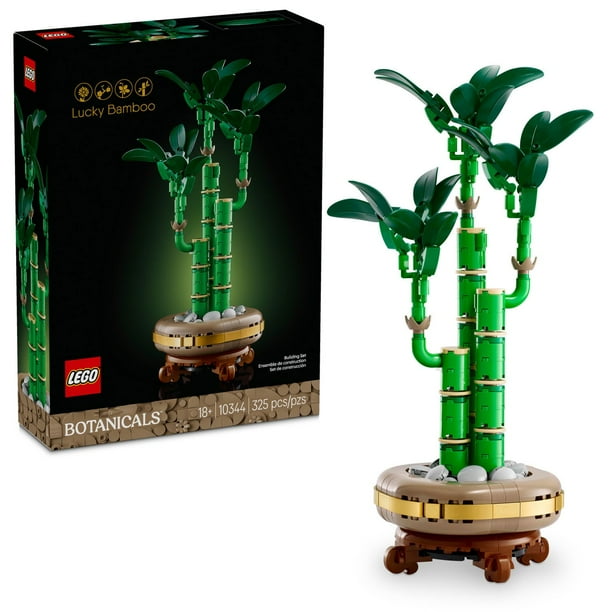 LEGO Botanicals Lucky Bamboo Building Set for Adults, 325 pc