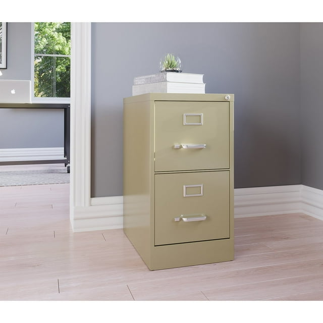 Hirsh 22" Deep Drawer Letter Width Vertical File Cabinet, Assorted Colors & Sizes