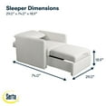 thumbnail image 4 of Serta Brady Convertible Sleeper Chair, 4 of 9