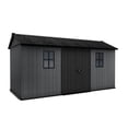 thumbnail image 2 of Keter 7.5' x 15' Newton Plus Resin Outdoor Shed, Graphite, 2 of 20