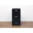 thumbnail image 1 of Hirsh 3-Drawer Letter Width Vertical File Cabinet with Pencil Drawer, Black, 1 of 21