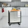 thumbnail image 14 of Seville Classics UltraHD 6-Drawer Rolling Cabinet, 28" W x 25" D x 34.5" H, 14 of 16