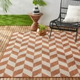 thumbnail image 2 of Nicole Miller New York Patio Country Calla Contemporary Herringbone Indoor/Outdoor Area Rug, 2 of 9