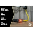 thumbnail image 4 of Yellow Jacket 2 ft. 12/3 SJTW In-Line GFCI Heavy-Duty Cord with Power Light Plug, 4 of 4