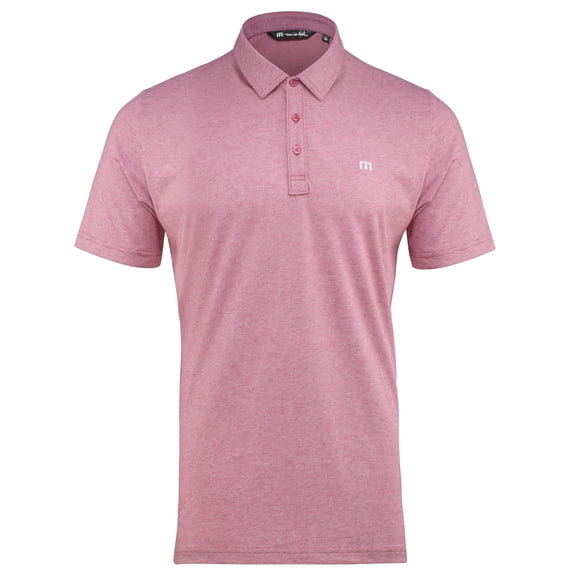 Travis Mathew Men's Polo The Zinna Heather Grey M