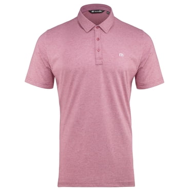 Travis Mathew Men's Polo The Zinna Heather Grey M