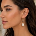 thumbnail image 5 of Multi-Gemstone Dangle Earrings in 14K Gold, 5 of 6