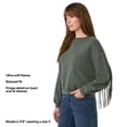 thumbnail image 9 of Edited by Maren Morris Women's Fringe Sweatshirt, 9 of 13