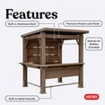 thumbnail image 6 of Keter 7.5' x 6.5' Signature Collection Resin Outdoor Bar Gazebo, Pine, 6 of 16