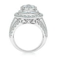 thumbnail image 3 of 3.95 CT. T.W. Round Cut Halo Cluster Diamond Ring in 14K Gold, 3 of 4