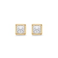 thumbnail image 2 of Lab Created Fancy Cut Diamond Stud Earrings in 14K Gold, 2 of 6