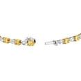 thumbnail image 2 of 7.49 CT. TW Cushion and Pear Cut White and Natural Yellow Diamond Bracelet in 18K Gold, 2 of 7