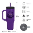 thumbnail image 3 of Logo Brands Baltimore Ravens Stainless Steel Leakproof Tumbler, 3 of 6