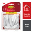 thumbnail image 1 of Command Medium Designer Hooks, White 14 Hooks, 20 Strips, 1 of 11
