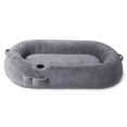 thumbnail image 4 of Snuggle Cuddler Oversized Plush Human Dog Bed, 4 of 9
