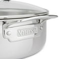 thumbnail image 16 of Viking 13-Piece Tri-Ply Stainless Steel Cookware Set with Glass Lids, 16 of 16
