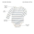 thumbnail image 4 of Member's Mark Baby 4-Pack Organic Cotton Bodysuit, 4 of 8
