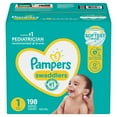 thumbnail interactive-video image 1 of Pampers Swaddlers Diapers (Choose Your Size), 1 of 11