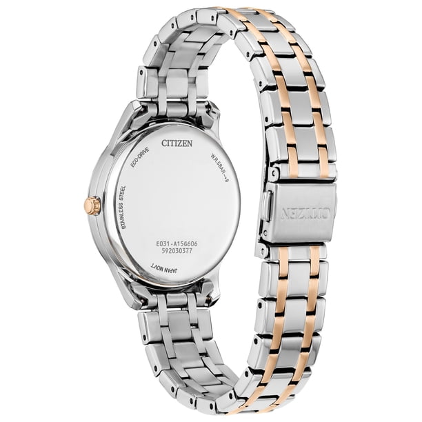 Citizen Dress Classic Gold-Tone Black Dial Watch, 34mm