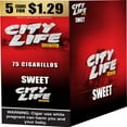 thumbnail image 1 of City Life Cigarillo Foil Pouch, Sweet Pre-Priced $1.29 for 5 cigars, 15 pack, 1 of 2