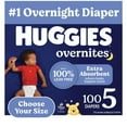 thumbnail image 1 of Huggies Overnites Nighttime Baby Diapers, Sizes 3-7, 1 of 14