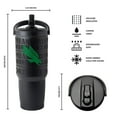 thumbnail image 3 of Logo Brands North Texas Eagles Stainless Steel Tumbler Set, 3 of 7