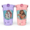 thumbnail image 2 of Zak Designs 14-oz. Stainless Steel Double Wall Sutton Grip Tumbler for Kids, 2-Piece Set, Assorted Characters, 2 of 12