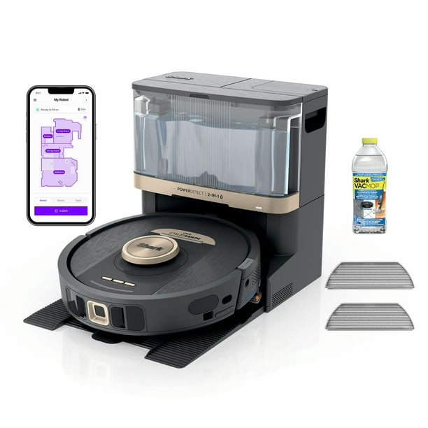 Shark PowerDetect NeverTouch Pro Robot Vacuum and Mop with Self