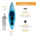 thumbnail image 2 of Lifetime Cruze 100 Sit-In Kayak Sky Fusion, 2-Pack, 2 of 16