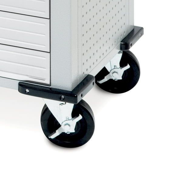 Seville Classics UltraHD 5-Inch Swivel Wheels (Set of 2)