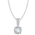 thumbnail image 1 of 0.25 CT. T.W. Diamond Solitaire Pendant Necklace in 14K White Gold, 1 of 4