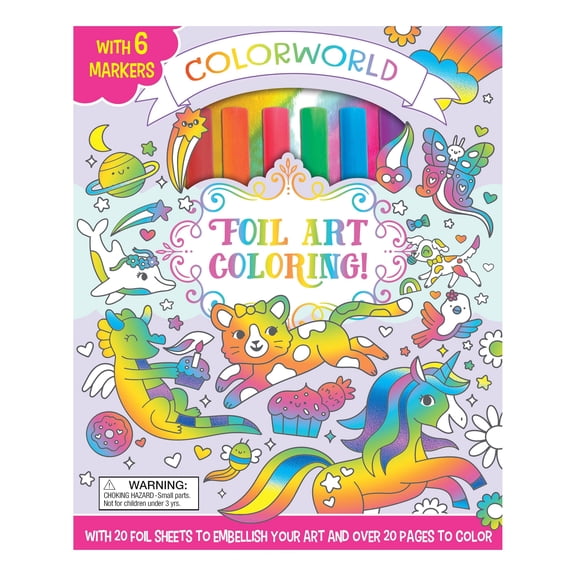 ColorWorld: Foil Art Coloring!, Mixed Media