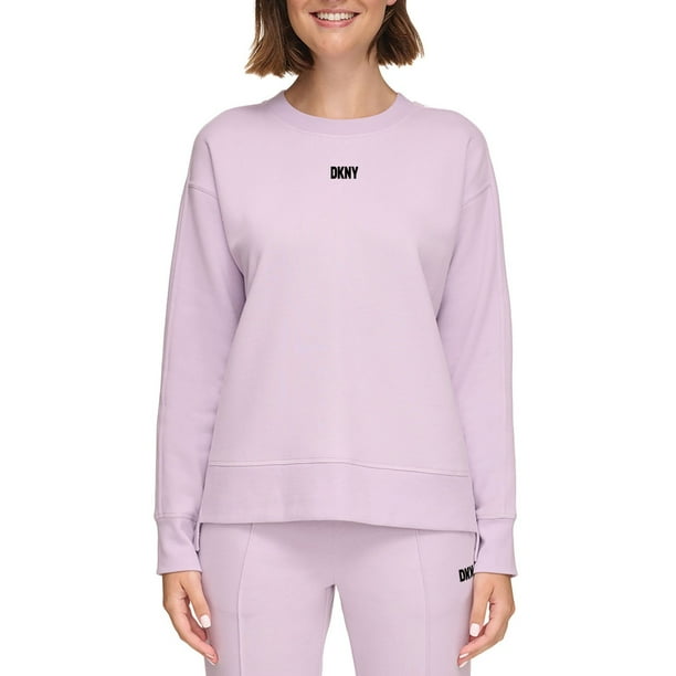 スウェット DKNY LOGO P CREW NECK SWEAT  BIG SIZE DKNY Ladies Crewneck Fleece Sweatshirt - Samsclub.com