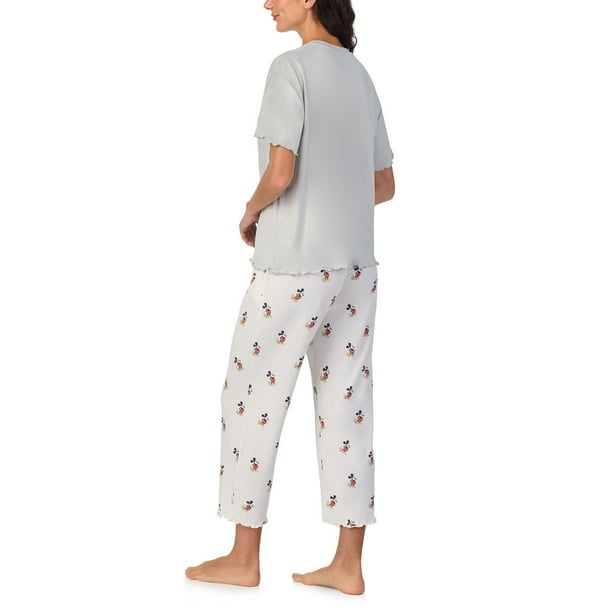 Character Women's Short Sleeve and Pant Pajama Set