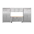 thumbnail image 1 of Seville Classics UltraHD 8-Piece Steel Garage Cabinet Storage Set With Rolling Workbench, 14 Feet Wide, 1 of 22