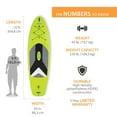 thumbnail image 2 of Lifetime Horizon 10' Stand-Up Paddleboard - 2 Pack (Paddles Included), 90891, 2 of 25