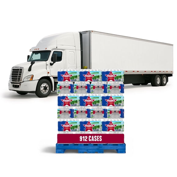 Truckload Ozarka Spring Bottled Water, 16.9 fl. oz., 40 pk., 912 cases