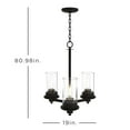 thumbnail image 4 of Enbrighten Ember Chandelier with 3 LED Bulbs by Ecoscapes, 4 of 6