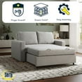thumbnail image 2 of Serta Tennyson Full Size Convertible Sofa, 2 of 13